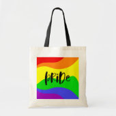 Modern Pride Rainbow Tote Bag (Voorkant)