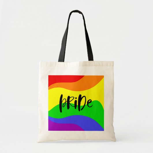 Modern Pride Rainbow Tote Bag (Voorkant)