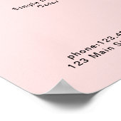 Modern,  prijslijst Poster (Hoek)