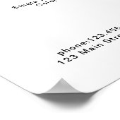 Modern, prijslijst Poster (Hoek)