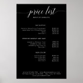 Modern,  prijslijst Poster (Voorkant)
