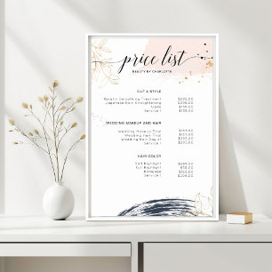 Modern,  prijslijst Poster