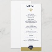 Modern Print The Love Wedding Menu Card (Voorkant / Achterkant)