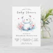 Modern Printable Beer Baby shower Kaart (Staand voorkant)