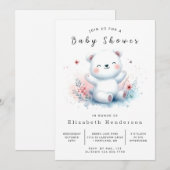 Modern Printable Beer Baby shower Kaart (Voorkant / Achterkant)