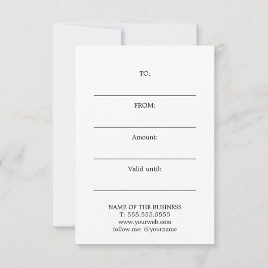 Modern Printed Kraft Faux Gold Circle Bold (Achterkant)