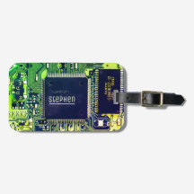 Modern printplaatontwerp Voeg naam toe Geeky