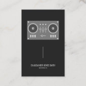 Modern Pro-DJ-controller Visitekaartje (Voorkant)