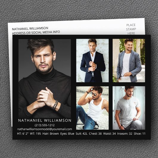 Modern Pro Model 5 Photo Comp Kaart Briefkaart