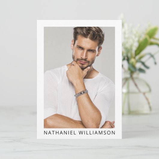 Modern Pro Model 6 Foto's Comp Kaart (Staand voorkant)