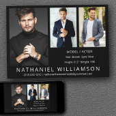 Modern Pro Model Actor 3 Photo Comp Kaart