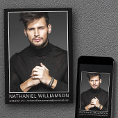 Modern Pro Model en Actor Fotokaart Kaart