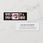 Modern Pro Portret Fotograaf Mini Visitekaartje (Voorkant / Achterkant)