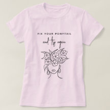 Modern Probeer opnieuw Vrouw met Plant Schets