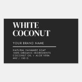 Modern product verpakking zeep label (Voorkant)