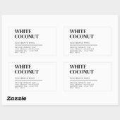 Modern product verpakking zeep label (Vel)