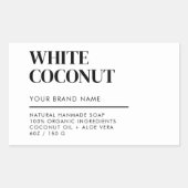 Modern product verpakking zeep label (Voorkant)