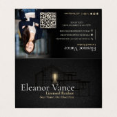 Modern Professional 2026 Pocket Calendar Folded Visitekaartje (Buitenkant ongevouwen)