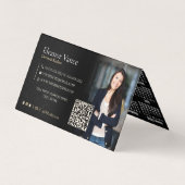 Modern Professional 2026 Pocket Calendar Folded Visitekaartje (Achterkant)