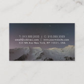 Modern Professional 2 Foto's Monogram Foto Visitekaartje (Achterkant)