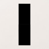 Modern Professional Black en White Photo Monogram Visitekaartje (Binnenkant ongevouwen)