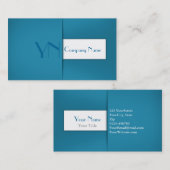 Modern Professional Blue Hoesje - Visitekaartje (Voorkant / Achterkant)