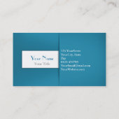 Modern Professional Blue Hoesje - Visitekaartje (Achterkant)