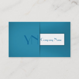 Modern Professional Blue Hoesje - Visitekaartje