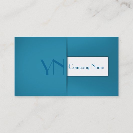 Modern Professional Blue Hoesje - Visitekaartje (Voorkant)