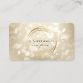 Modern Professional Bokeh Geometric Visitekaartje (Voorkant)