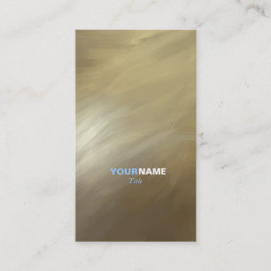 Modern Professional Brush Streke Gold Visitekaartje