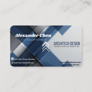 Modern Professional Business Card Visitekaartje