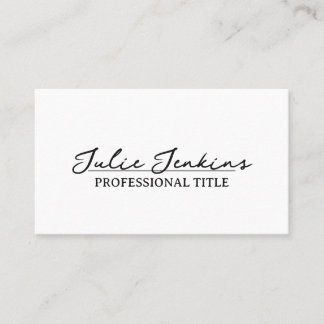 Modern & Professional Business Card Visitekaartje