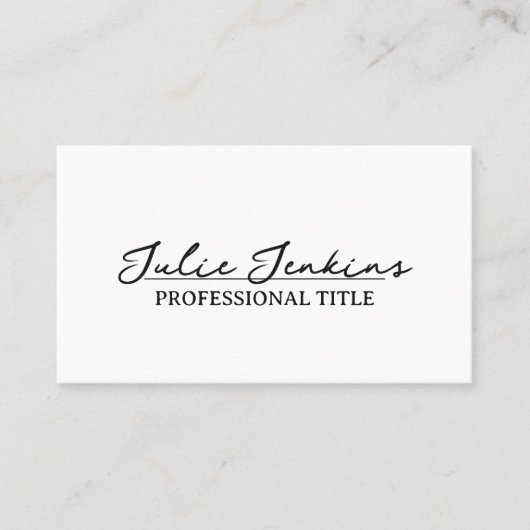Modern & Professional Business Card Visitekaartje (Voorkant)