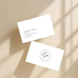Modern professional business card visitekaartje