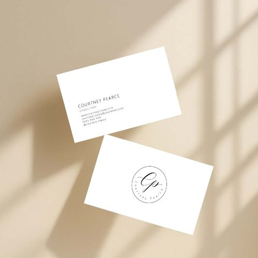 Modern professional business card visitekaartje