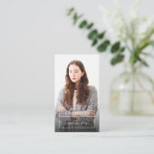 Modern Professional Business Photo Visitekaartje (Staand voorkant)