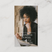 Modern Professional Business Photo Visitekaartje (Voorkant)