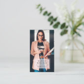 Modern Professional Business Photo Visitekaartje (Staand voorkant)