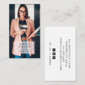 Modern Professional Business Photo Visitekaartje (Voorkant / Achterkant)