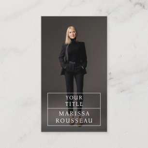 Modern Professional Business Photo Visitekaartje