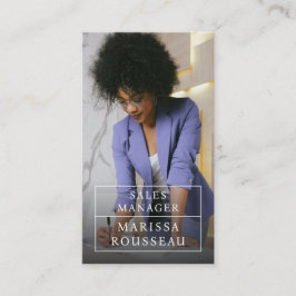 Modern Professional Business Photo Visitekaartje