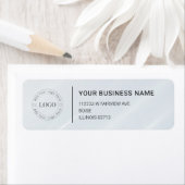 Modern Professional Business Return Address Etiket (Insitu)