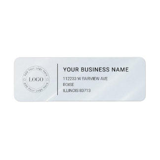 Modern Professional Business Return Address Etiket