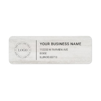Modern Professional Business Return Address Etiket
