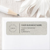 Modern Professional Business Return Address Etiket (Insitu)