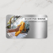 Modern Professional Car Detailing Washing Cleaning Visitekaartje (Voorkant)