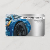 Modern Professional Car Detailing Washing Cleaning Visitekaartje (Voorkant)