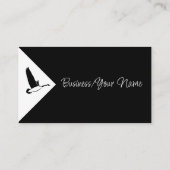 Modern Professional Classic Grey Goose Canada  Visitekaartje (Achterkant)