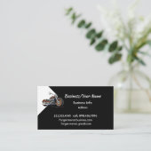 Modern Professional Classic Motorcycle  Visitekaartje (Staand voorkant)